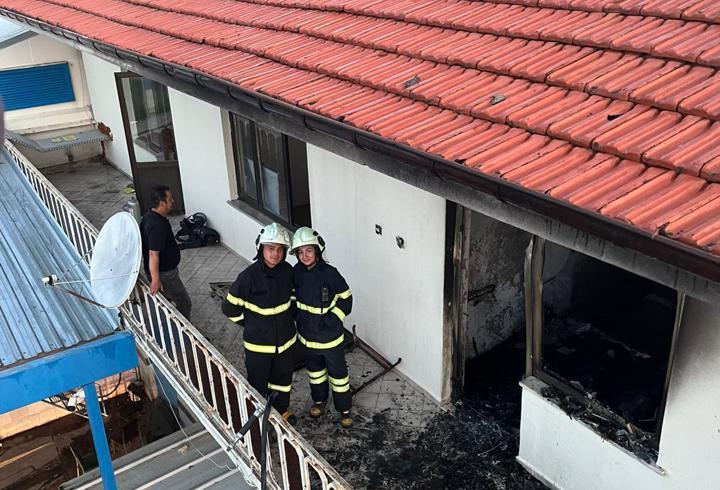 Eğirdir'de iş yeri yangını