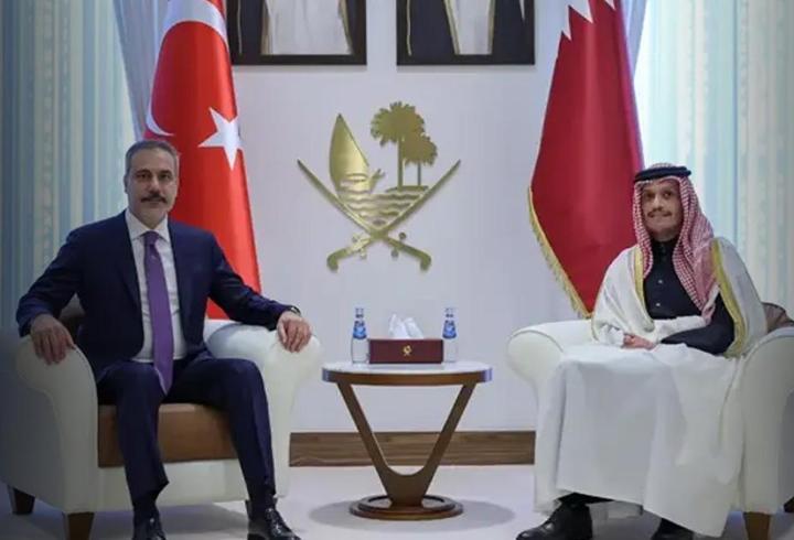 Dışişleri Bakanı Hakan Fidan, Katar Başbakanı ile görüştü