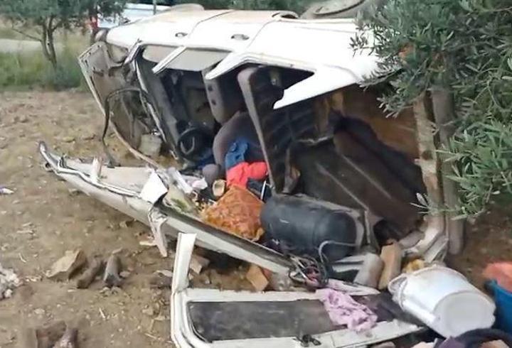 Kozan'da otomobil takla attı; 3 yaralı