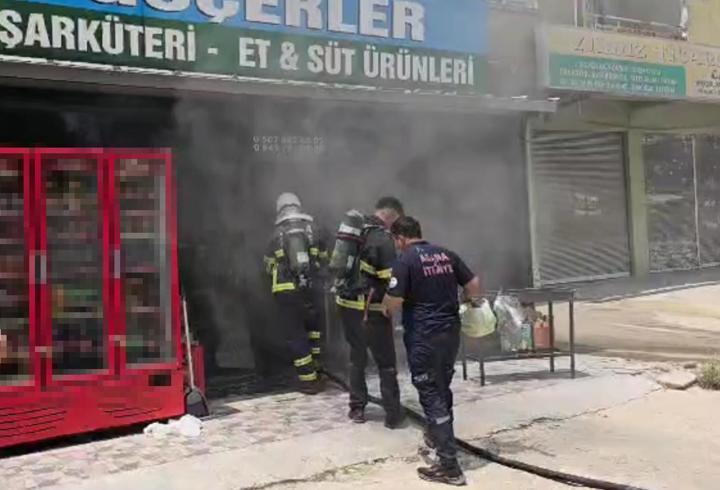 İş yerinde çıkan yangın söndürüldü