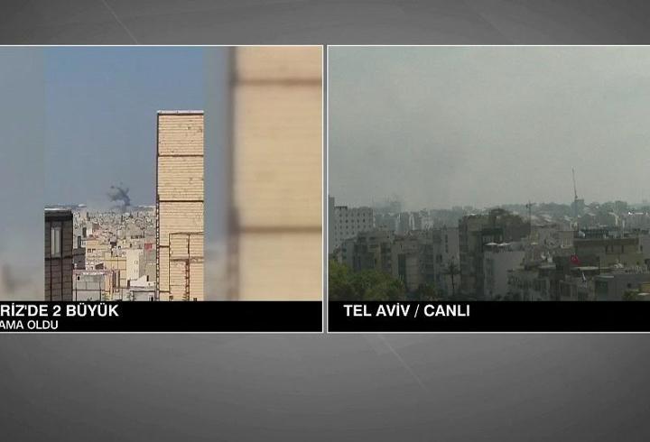 Son Dakika... İran Tel Aviv'i, İsrail Tebriz'i vuruyor!