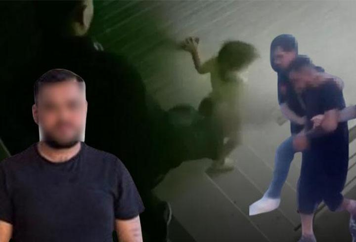 Görüntüler dehşete düşürdü! Cani babanın ifadesi ortaya çıktı
