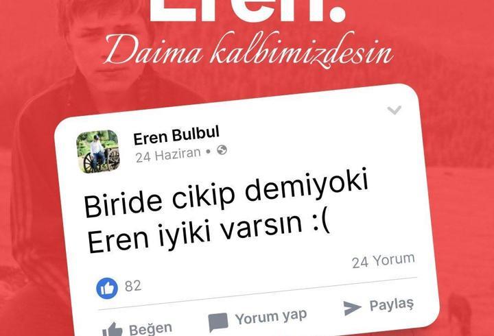 Bakan Göktaş'tan, 'İyi ki varsın Eren' paylaşımı