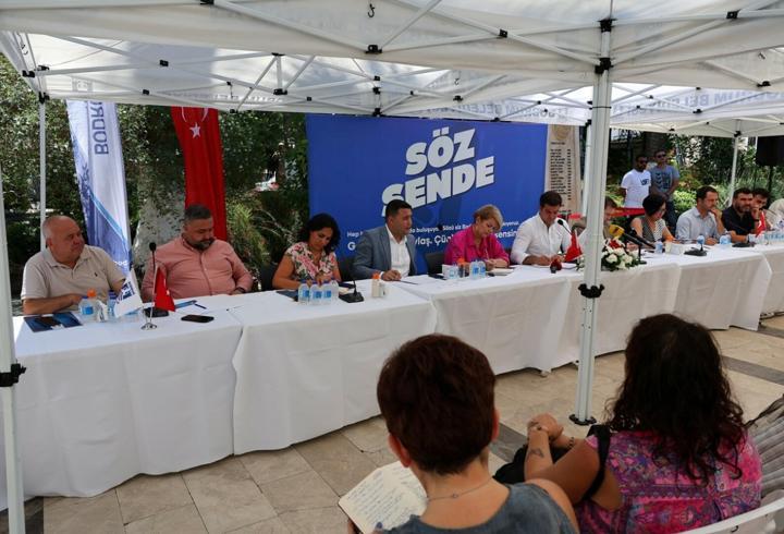 Bodrum Belediyesi'nden halk buluşması  