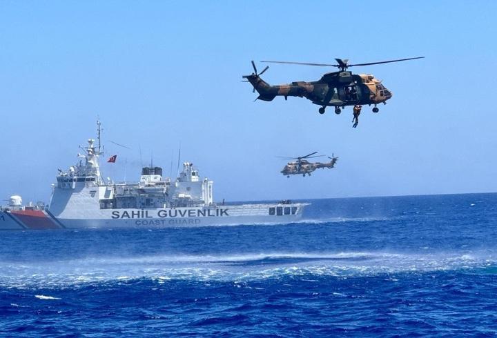 HEM HAVADA HEM DENİZDE! Türkiye-KKTC ortak tatbikatı