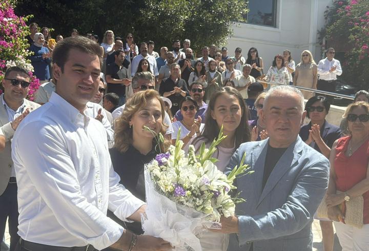 Bodrum Kaymakamı Mustafa Çit'e alkışlarla veda