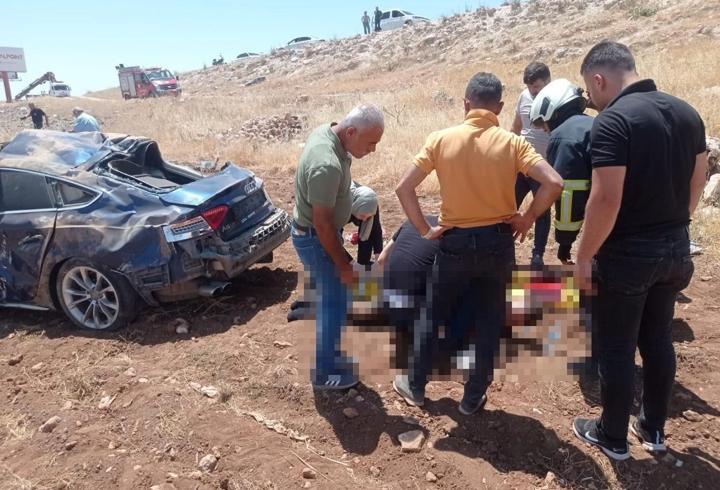 Gercüş'te otomobil takla attı: 2 yaralı