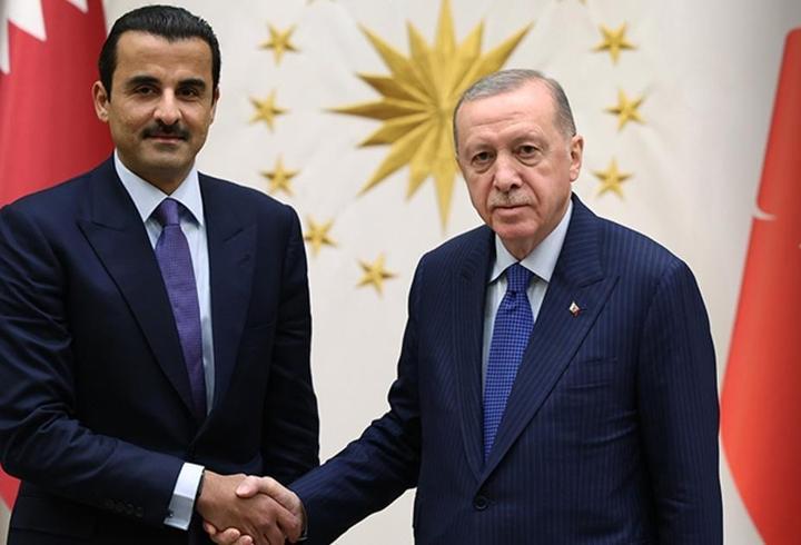 Son dakika | Cumhurbaşkanı Erdoğan Katar Emiri ile görüştü