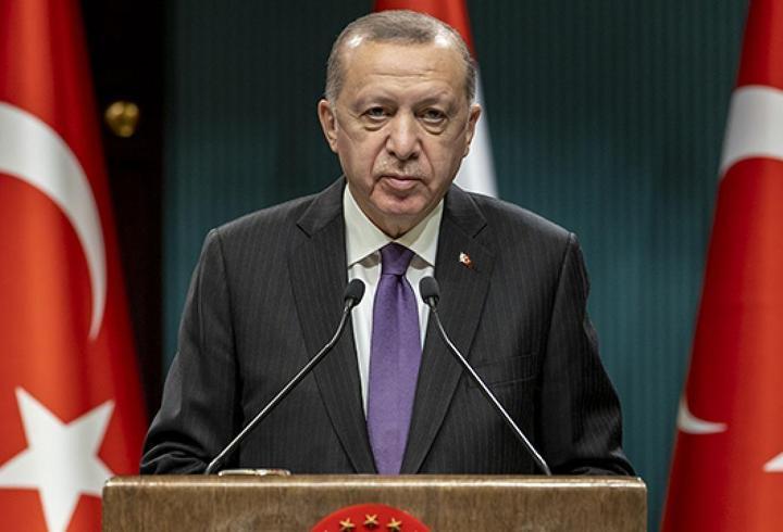 Cumhurbaşkanı Erdoğan'dan taziye mesajı