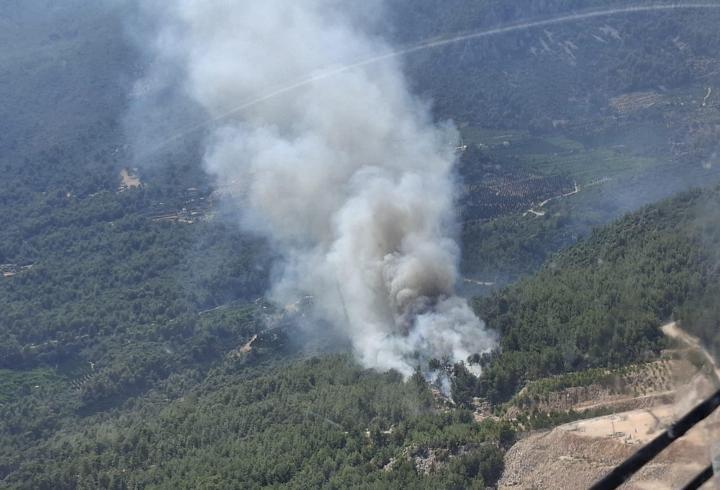Antalya'nın Finike ilçesinde orman yangını çıktı