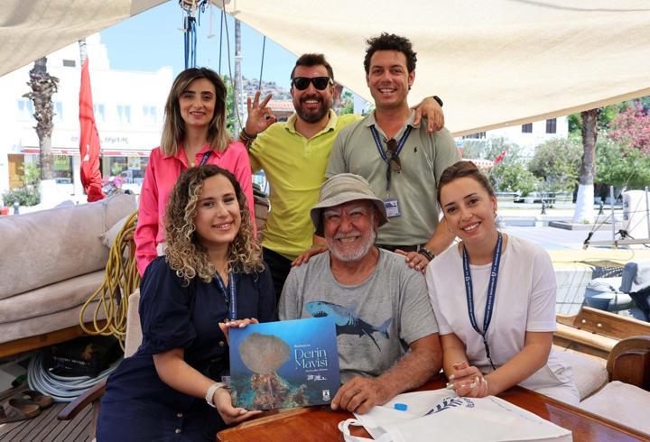Bodrum Belediyesi'nden eski dalgıç ve süngercilere ziyaret