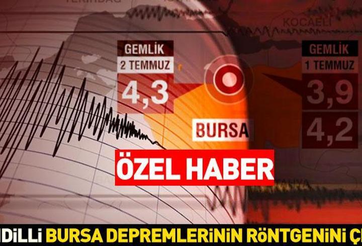 Kandilli, Bursa depremlerinin röntgenini çekti! İşte satır satır ayrıntılar