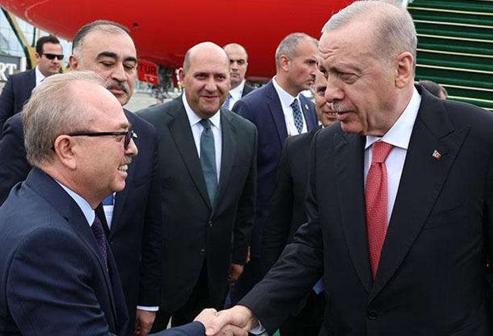 Cumhurbaşkanı Erdoğan, Azerbaycan'da!