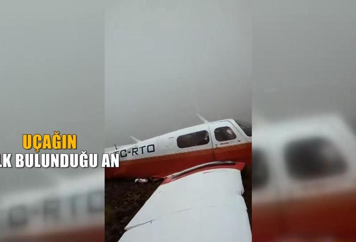 İşte düşen uçağın bulunduğu an… | Dünya turu ölümle son buldu!