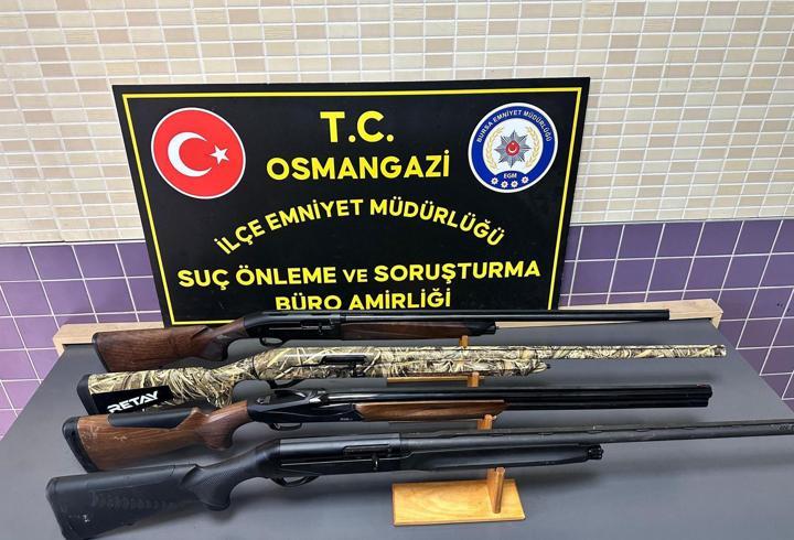 Bursa'da havaya ateş açan 4 şüpheli yakalandı