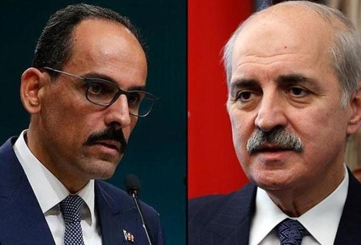 Numan Kurtulmuş ile İbrahim Kalın arasındaki görüşme sona erdi