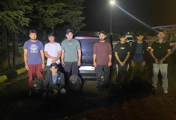 Tekirdağ'da 7 düzensiz göçmen yakalandı