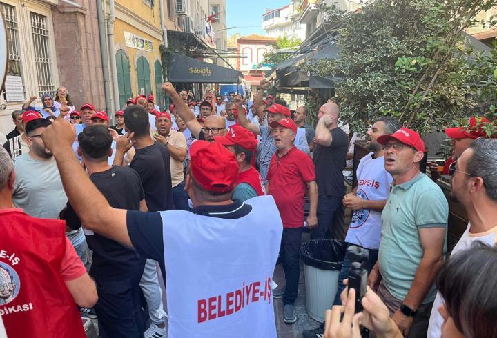 İzmir'de işten çıkarılanların eylemi 2'nci gününde