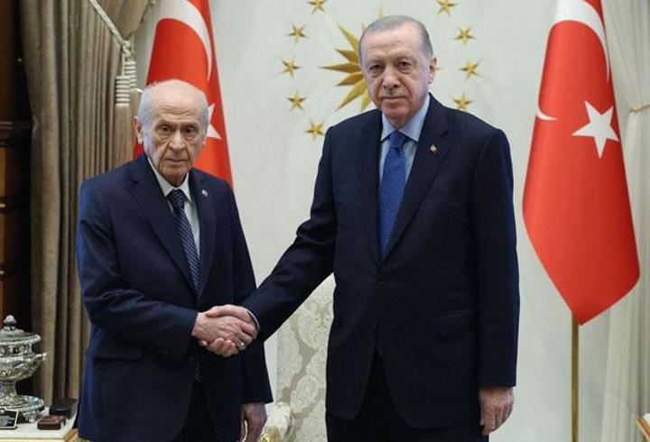 SON DAKİKA... Cumhurbaşkanı Erdoğan, MHP lideri Bahçeli'yi kabul etti