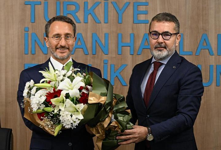 TİHEK Başkanlığına atanan Fahrettin Altun görevi devraldı