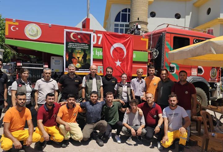 Orman şehitleri için aşure ikramı