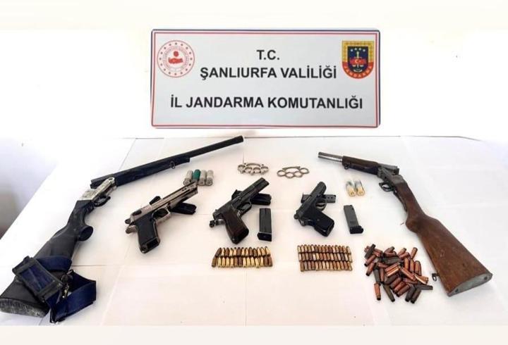 Şanlıurfa'da silah kaçakçılığı operasyonu 10 gözaltı