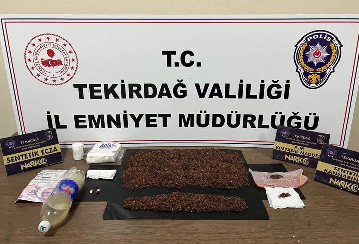 Çorlu'da uyuşturucu operasyonunda 3 tutuklama