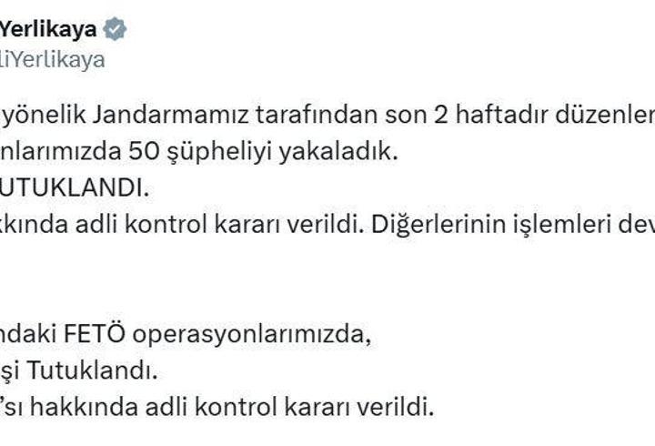 20 ilde FETÖ'ye operasyon; 50 gözaltı