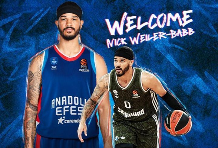 Anadolu Efes, 'Yılın Savunmacısı' Nick Weiler-Babb'ı transfer etti
