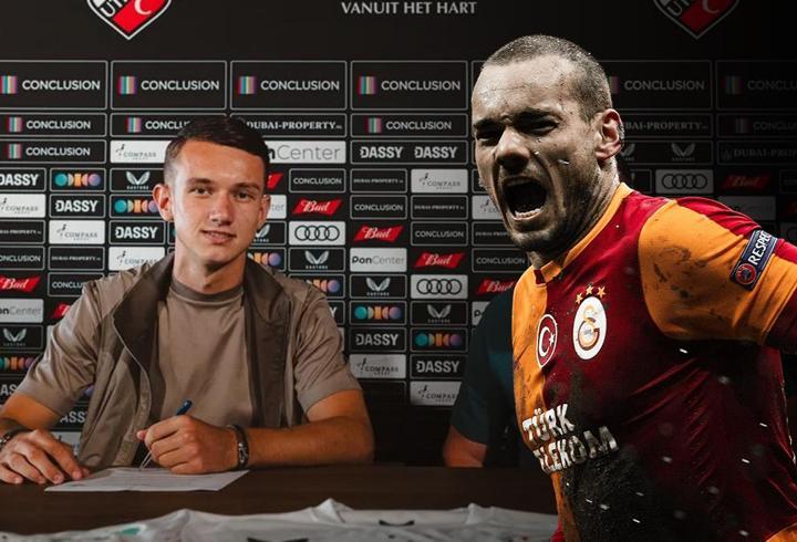 Wesley Sneijder'in oğlu Jessey Sneijder, profesyonel oldu
