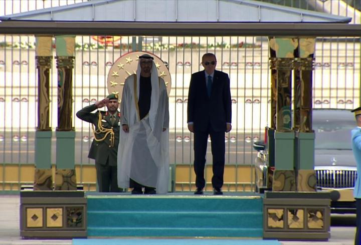 SON DAKİKA... BAE Devlet Başkanı Al Nahyan, Ankara'da!