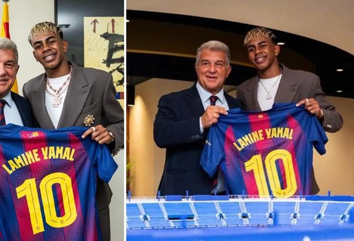 Lamine Yamal, Barcelona'da 10 numaranın yeni sahibi oldu