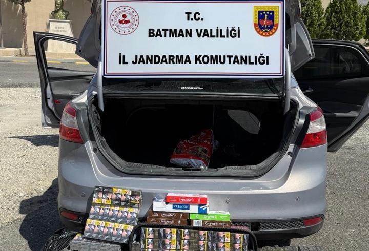 Batman'da bin 700 paket kaçak sigara ele geçirildi