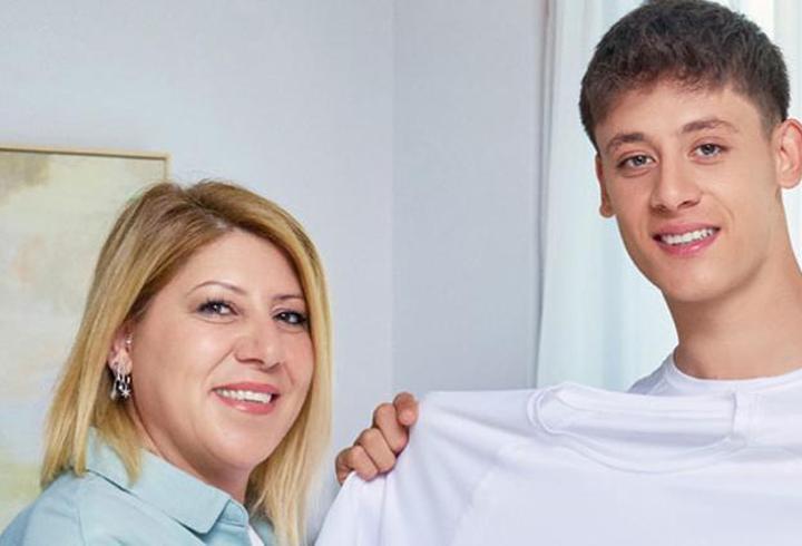 Arda Güler, annesiyle kamera karşısında!