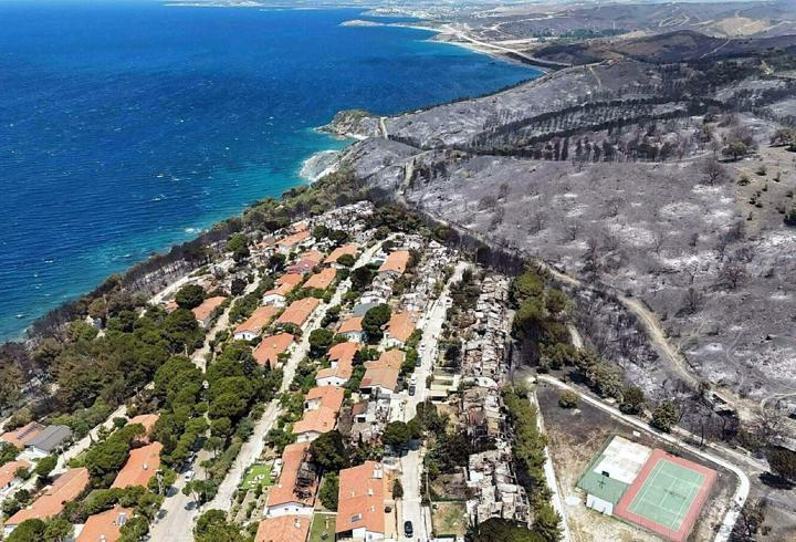 Ormanların yandığı alanlarda heyelan riski