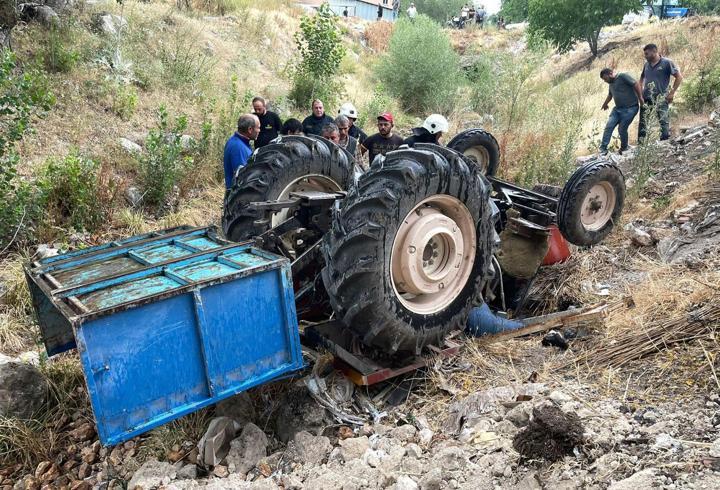 Alim öğretmen traktör kazasında öldü
