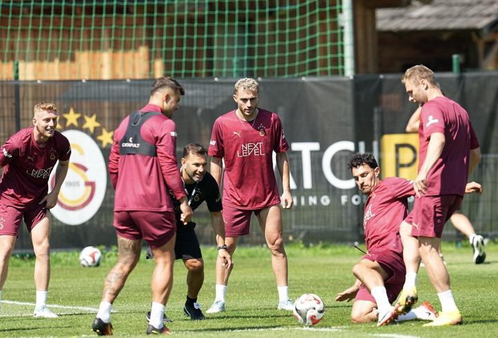 Galatasaray, Avusturya'daki ilk sınavı öncesi çalışmaları sürdürdü