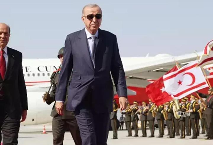 Cumhurbaşkanı Erdoğan, KKTC'den ayrıldı