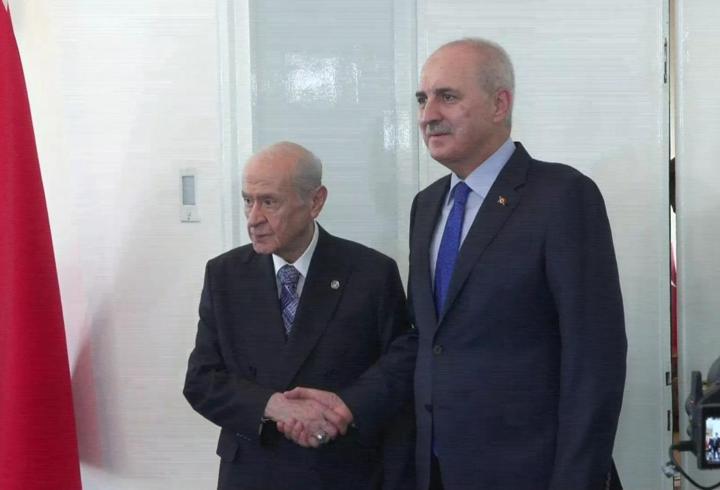 TBMM Başkanı Numan Kurtulmuş ve MHP Genel Başkanı Devlet Bahçeli görüşmesi başladı