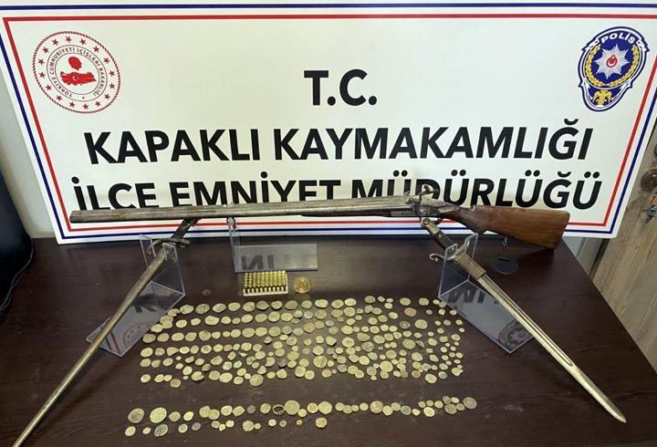 Tekirdağ’da çok sayıda tarihi eser ele geçirildi