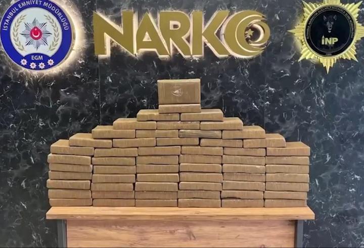 İstanbul'da 60 kilogram kokain ele geçirildi