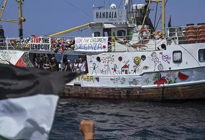 İsrail'den Gazze'ye yardım götüren Hanzala gemisine müdahale