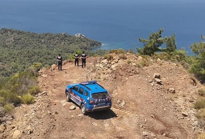 Datça'da orman yangınlarına karşı nöbet
