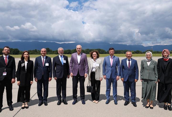TBMM Başkanı Kurtulmuş'tan İsviçre temasları