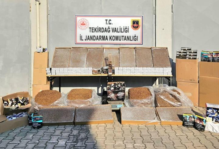 Tekirdağ'da 113 bin makaron ele geçirildi