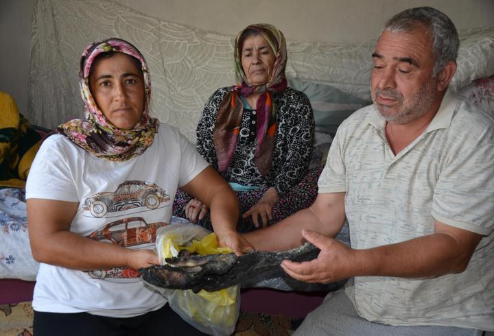 Evlerinde çıkan yangında 90 bin lira birikimleri de yandı