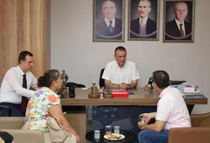 MHP'li Başkan, hemşehrilerini dinledi