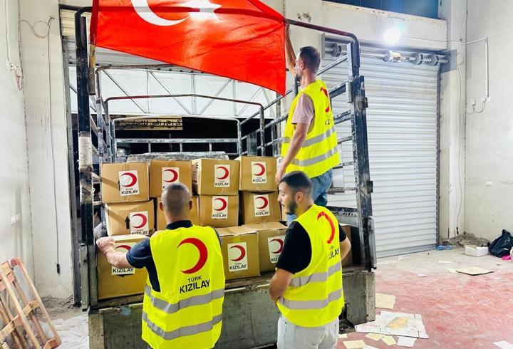 Türk Kızılay’dan Batı Şeria’ya 1200 gıda kolisi
