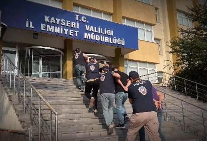 Kayseri’de dolandırıcılığa 7 gözaltı