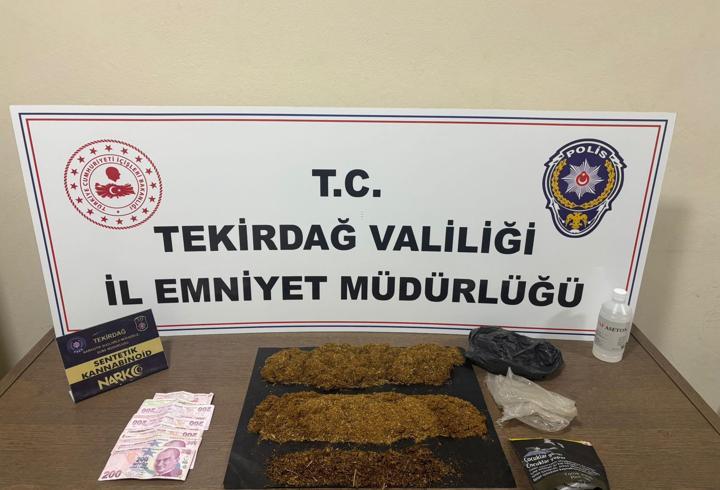 Tekirdağ'da uyuşturucu operasyonunda 3 tutuklama